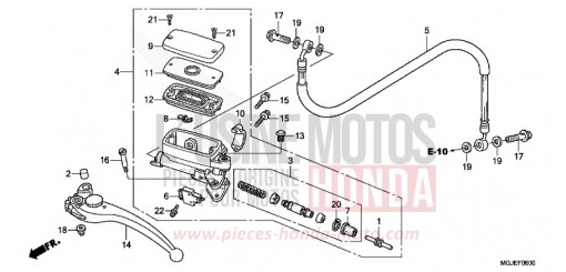 MAITRE-CYLINDRE CBF1000FAC de 2012